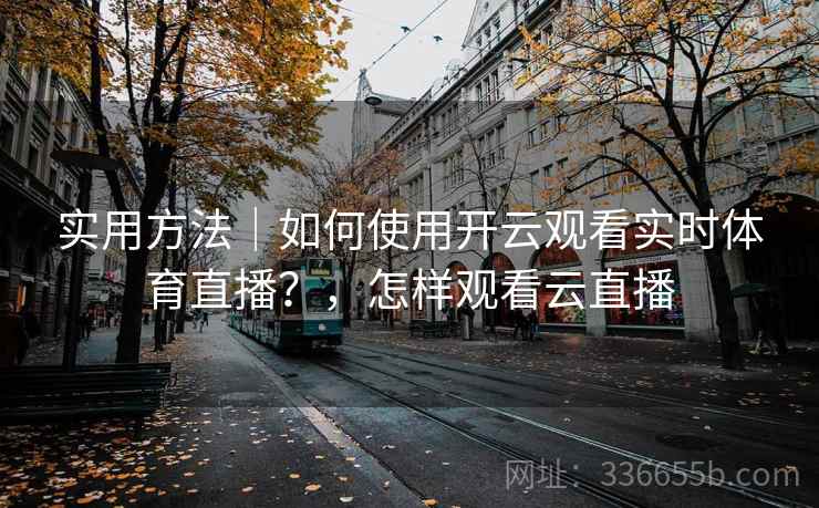 实用方法｜如何使用开云观看实时体育直播？，怎样观看云直播