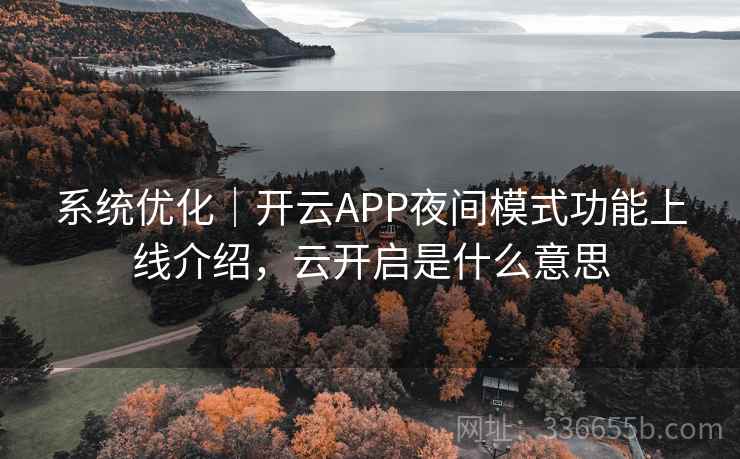 系统优化｜开云APP夜间模式功能上线介绍，云开启是什么意思