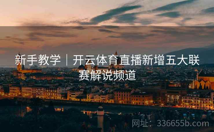 新手教学｜开云体育直播新增五大联赛解说频道